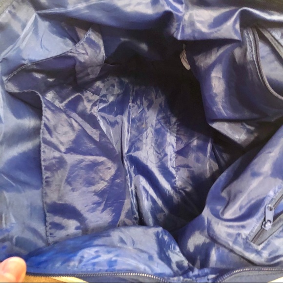 Blue and gold tote bag - Picture 4 of 8